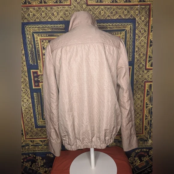 600West Tan Zip Up Jacket Size Large - Picture 6 of 9